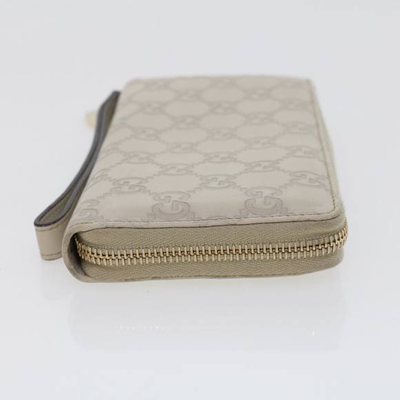 GUCCI GG Canvas ssima Long Wallet White 245914 Auth am4402 - Picture 4 of 16